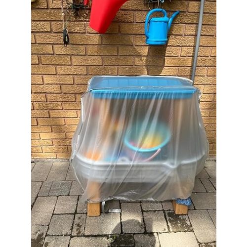 Kids Water Table Cover, Fit Step2 Rain Showers Splash Pond Water Table Waterpark Play Table Cover Outdoor Toys Cover - (Frosted)