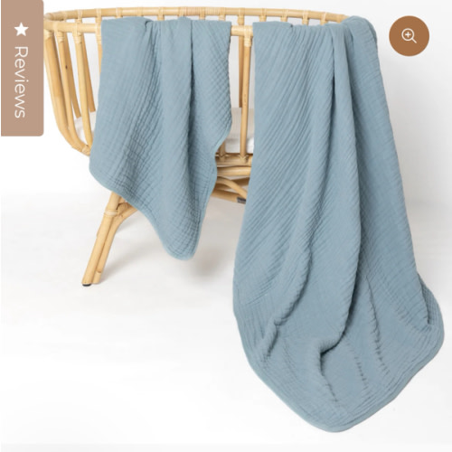 Cloud Muslin™ Quilt - Steel
