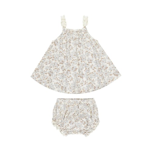 Floral Trapeze Top & Bloomers
