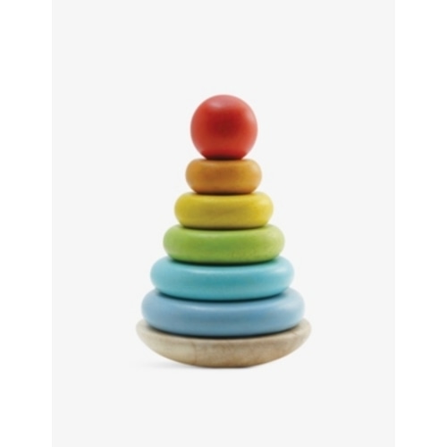 Rainbow tunnel rubberwood stacker