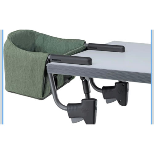 Chicco FastLock Hook-On High Chair, Portable High Chair for Babies and Toddlers, Sets up in Seconds | Moss/Green