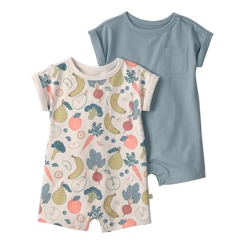 little planet by carter's Unisex Baby Organic Cotton Gauze Shortall