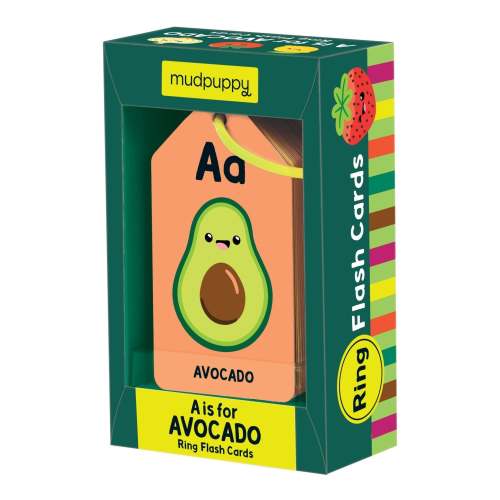Mudpuppy A is for Avocado Ring Flash Cards