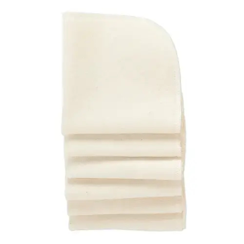 Natural Cotton Washable Baby Washcloths - 12 Per Package – NuAngel, Inc.