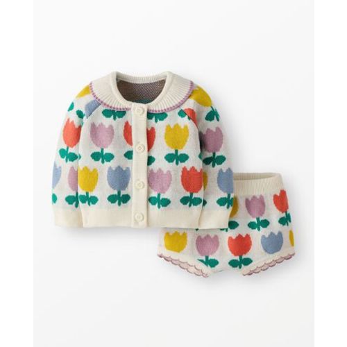 Baby Cardigan Sweater & Bloomers Set