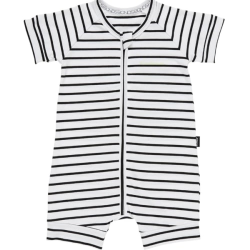 Buy Baby Zip Romper Wondersuit in Black & White Online | BONDS
