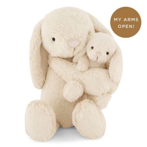 Snuggle Bunnies Stuffed Animal Frankie the Hugging Bunny - Brulee
