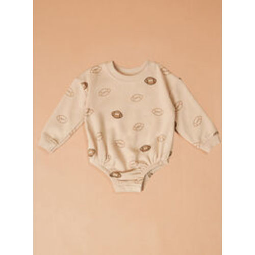 Vintage Footballs Bubble by Mud Pie in Brown | Tullabee