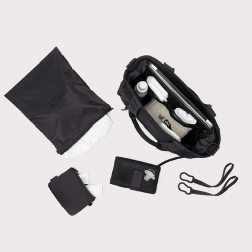 Wade Diaper Tote in Onyx