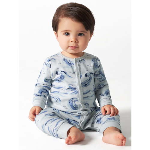 Modern Moments by Gerber Baby Boy or Girl Unisex Long Sleeve Coverall (Newborn - 12 Months)