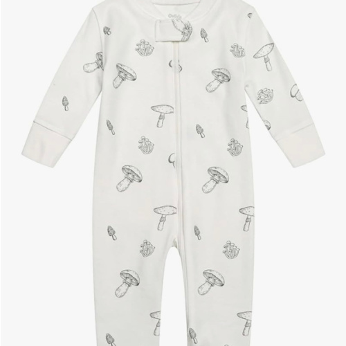 Owlivia Organic Cotton Baby Boy Girl Zip up Sleep 'N Play Pjs, Footless, Long Sleeve