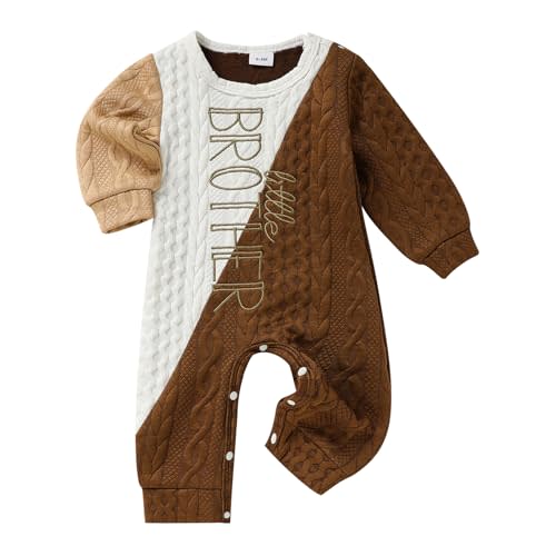 TITKKOP Newborn Baby Boy Romper Long Sleeve Outfits Jumpsuit Clothes Bodysuit One-Piece Romper