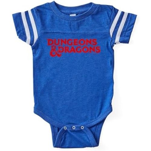 CafePress Dungeons and Dragons Red Logo Cute Infant Baby Football Bodysuit