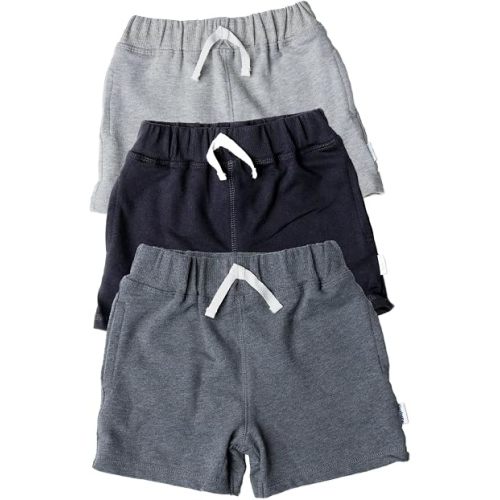 Gerber Baby Boys' 3-Pack Pull-on Knit Shorts