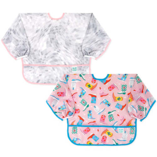 Sleeved Bib 2 Pack: Disco Boots – Bumkins