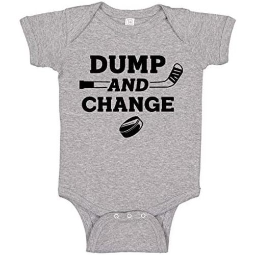 Dump and Change Hockey Baby Bodysuit Infant One Piece or Toddler T-Shirt