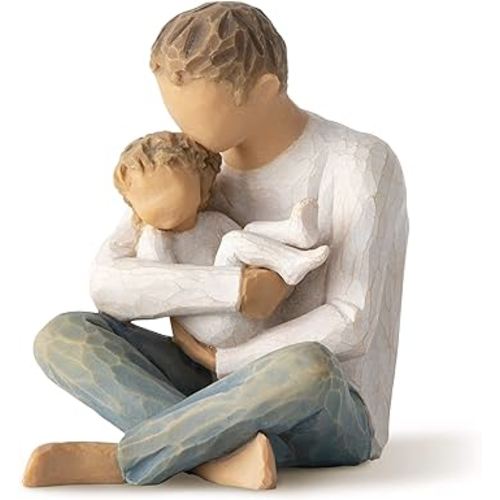 Willow Tree Little One, We've Only Just Begun, Forever My Little One, Celebrates The Loving Relationships Between Parent and Child, Father and Daughter, Sculpted Hand-Painted Figure