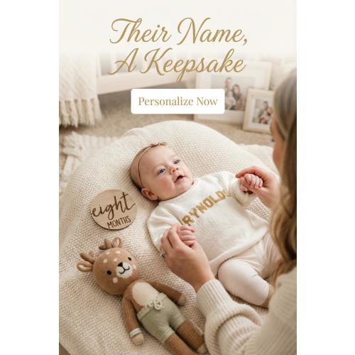 Custom Knit Pullover | Personalized Sweater for Baby and Kids | Winter clothes for babies | Baby pullover | Baby Sweater |
