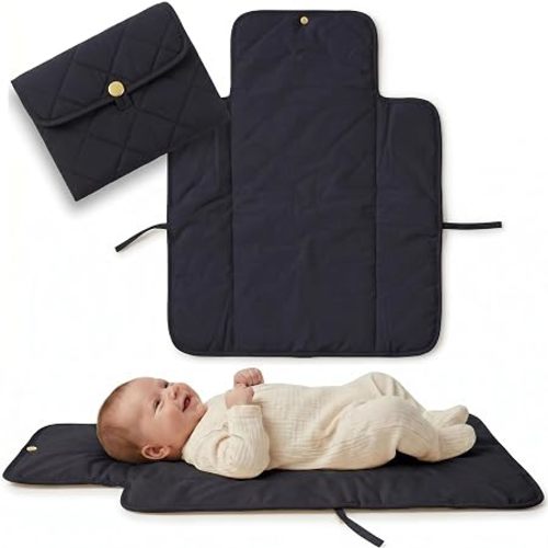 Portable Diaper Changing Pad - Soft and Easy to Clean Diaper Changing Mat for Babies - The Perfect Lightweight and Foldable Pad for Traveling