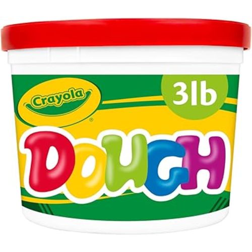 Crayola Dough - Red (3lb), Bulk Modeling Dough for Kids, Clay Alternative, Resealable Tub, Ages 3+, Great for Kids Arts & Crafts