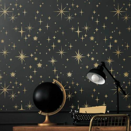 Starry Night Stars Stencil - Celestial Stencils For Wall Painting