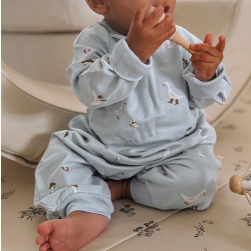 Fleece Jumpsuit - Cowboy Goose