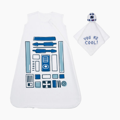 Lambs & Ivy Star Wars R2D2 Wearable Blanket & Lovey Gift Set