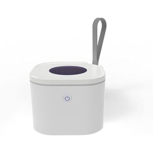 Portable Pacifier Sanitizer, Retainer Cleaner, UV-C Sanitizer Box Portable Case Holder for Pacifier, Aligner, Denture, Mouth Guards, Braces, Toothbrush Heads, Jewelry