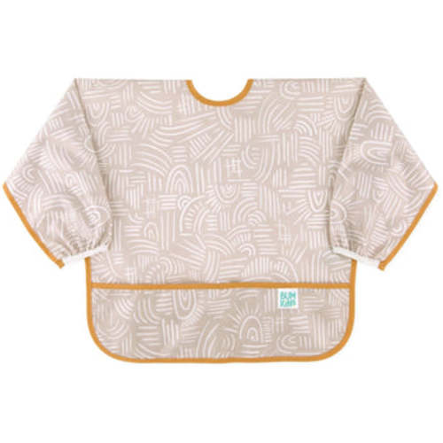 Long Sleeve Food Catching Bib in Rustic Boho Print | Bumkins