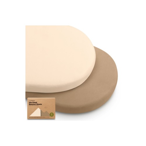 2-Pack Isla Fitted Bassinet Sheets