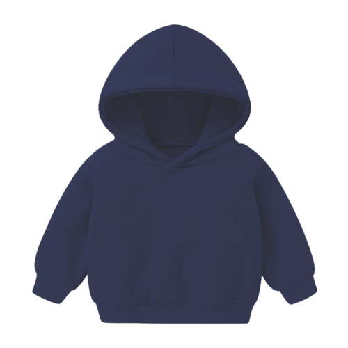 Baby Sweatshirt Pullover Solid Plus Babies Hooded Color Navy Hoodies & Sweatshirts