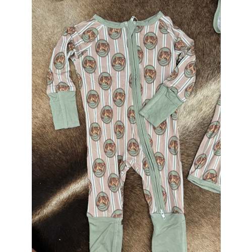 Sage Buckskin Bamboo Romper