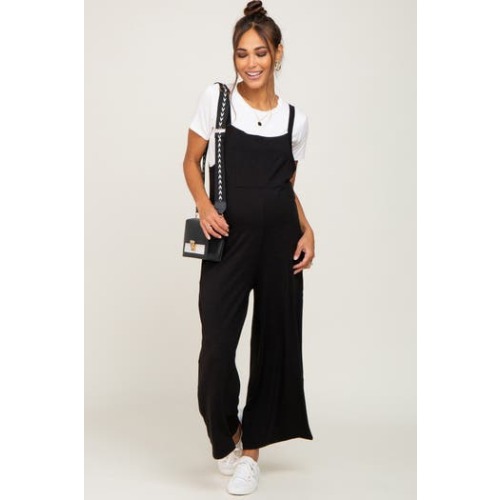 Sleeveless Pocketed Wide Leg Jumpsuit, Medium