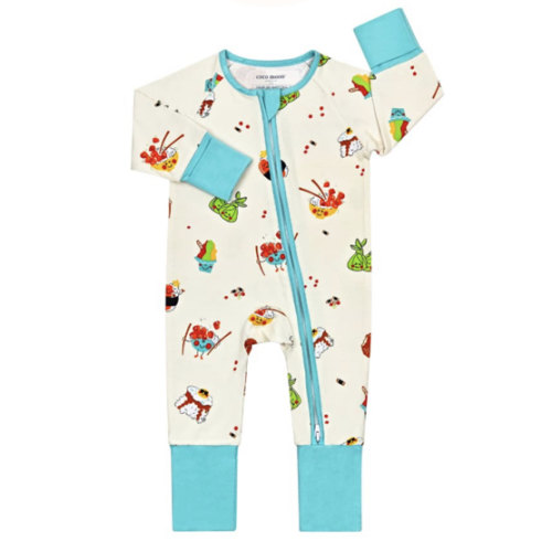 Island Mixed Plate Bamboo Coverall