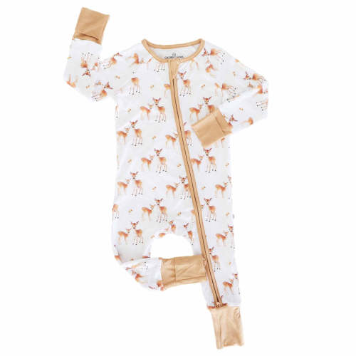 Friendly Fawns Convertible Zip Romper