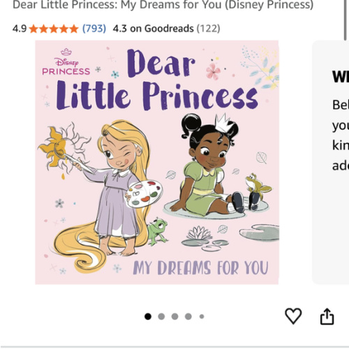 Dear Little Princess: My Dreams for You (Disney Princess)
