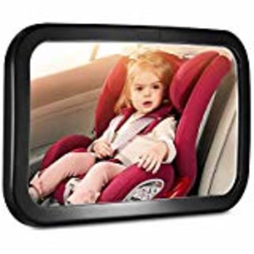 Shynerk Baby Car Mirror, Safety Car Seat Mirror for Rear Facing Infant with Wide Crystal Clear View, Shatterproof, Fully Assembled, Crash Tested and Certified