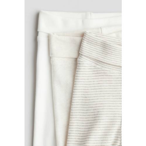 3-PACK FOLDOVER-WAIST LEGGINGS