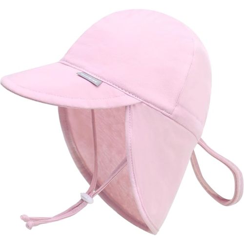 Duoyeree UPF 50+ Baby Sun Hat with Ear and Neck Protection - Toddler Beach Hat for Boys & Girls - Ideal for Summer Fun