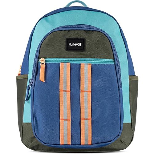 Hurley Kid's School Backpack, Shoreline/Beetle, One Size