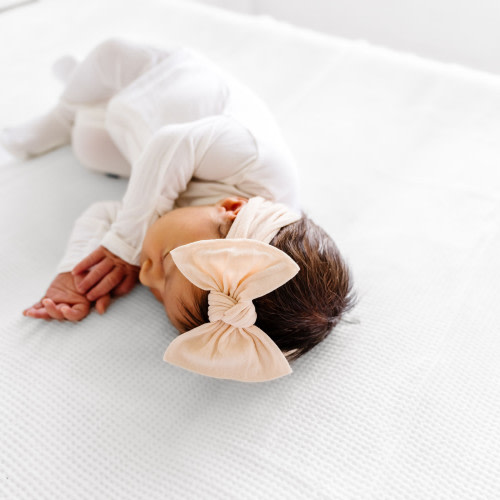 Baby Bling The Three Amigas Headband Bow Gift Set (3 Pack) - Petal, Mushroom, And Oatmeal