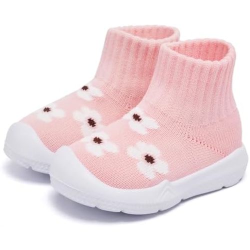 MORENDL Toddler Sock Shoes Baby Walking Shoes Infant Slippers Boys & Girls Non-Slip Sneakers