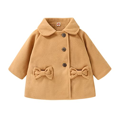 SWNONE Baby Coats Fall Winter Kid Baby Girl Cloak Button Jacket Clothes Baby Outwear Clothes