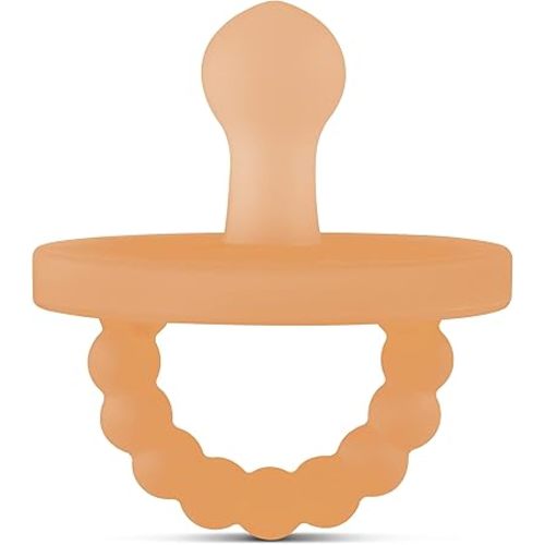 Ryan & Rose Cutie PAT Pacifier Teether (Bulb, Clear Rubber)