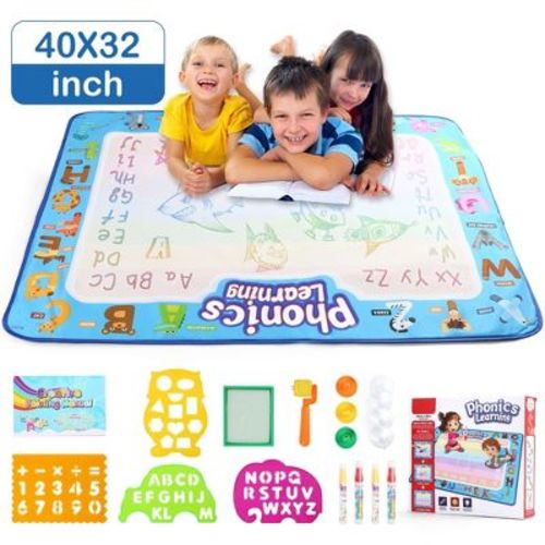 LotFancy Water Doodle Mat, Kids Painting Writing Color Doodle Drawing Mat Toy for Boys Girls Toddler