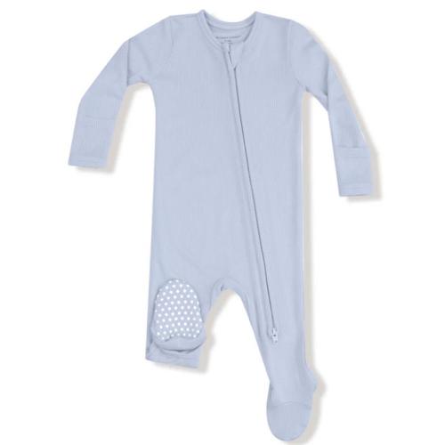 Angel Dear - Baby Basics Niagara Mist 2 Way Zipper Footie