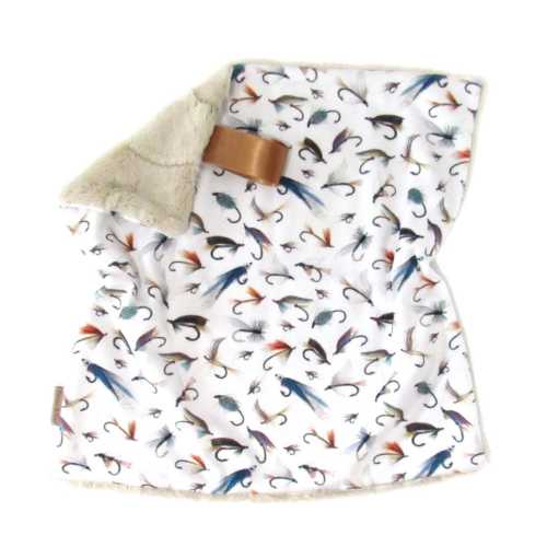 Fly Fishing Lovey, Soft Fishing Lovey, Fishing Baby Shower Gift, Fish Baby Gift, Minky Lovey, Fishing Nursery, Fishing Baby Outfit, Gift
