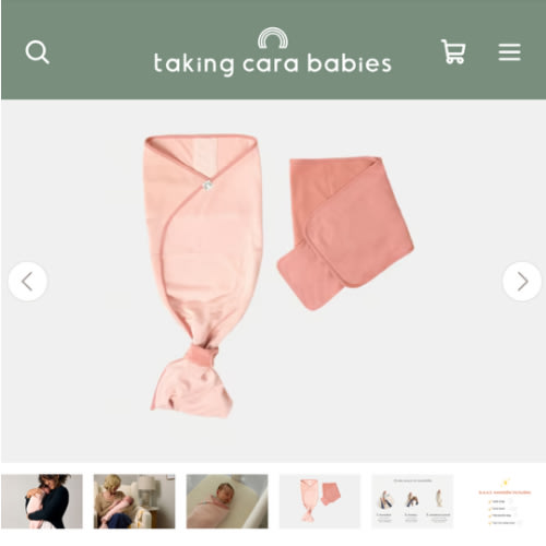 b.e.s.t. swaddle - ballerina pink