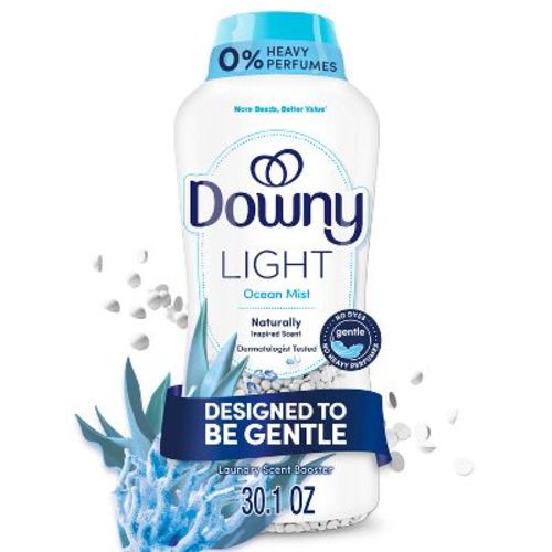 Downy Light Ocean Mist In-Wash Scent Booster Beads - 30.1oz