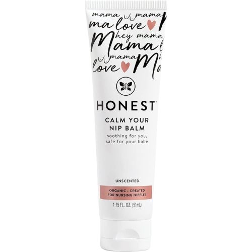 The Honest Company Mama Calm Your Nip Balm, Nourishing Soothing Nipple Cream for Nursing, Naturally Derived and Safe Sensitive Baby Skin, 1.75 fl oz